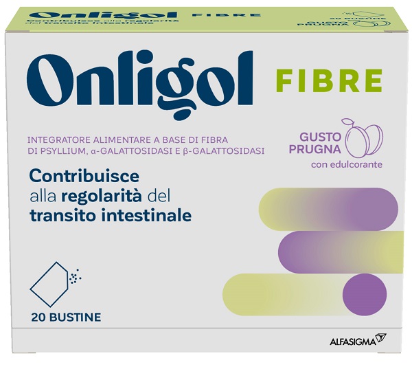 ONLIGOL FIBRE PRUGNA 20 BUSTINE - farmasconti.eu