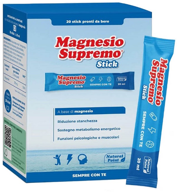 MAGNESIO SUPREMO 20 STICK DA 20 ML - farmasconti.eu