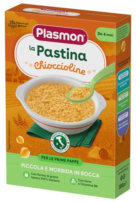 PLASMON PASTA CHIOCCIOLINE 300 G - farmasconti.eu