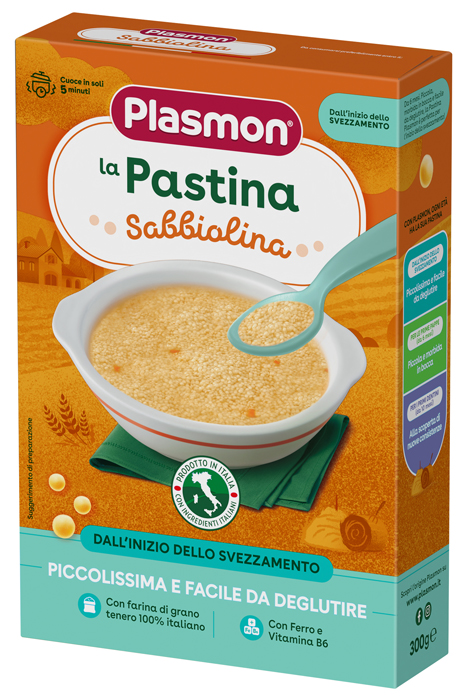 PLASMON PASTA SABBIOLINA 300 G - farmasconti.eu
