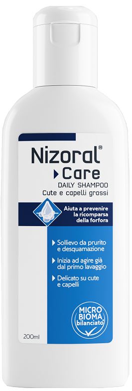 NIZORAL CARE DAILY SHAMPOO CUTE & CAPELLI GRASSI 200 ML - farmasconti.eu