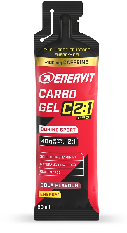 ENERVIT C2 1 PRO CARBO GEL COLA CON CAFFEINA 60 ML - farmasconti.eu