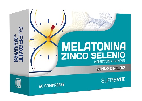 SUPRAVIT MELATONINA ZINCO SELENIO 60 COMPRESSE - farmasconti.eu