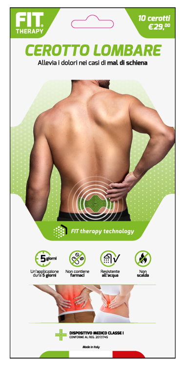 FIT THERAPY CEROTTO LOMBARE 10 PEZZI - farmasconti.eu