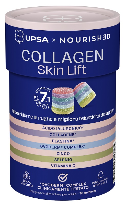 UPSA X NOURISHED COLLAGEN SKIN LIFT 30 GUMMIES - farmasconti.eu