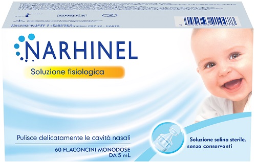 SOLUZIONE FISIOLOGICA PER ASPIRATORE NASALE NARHINEL 60 FLACONCINI DA 5 ML - farmasconti.eu
