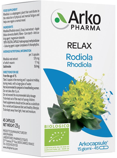 ARKOCAPSULE RODIOLA BIO 45 CAPSULE - farmasconti.eu