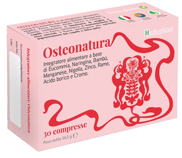 OSTEONATURA 30 COMPRESSE SENZA GLUTINE - farmasconti.eu