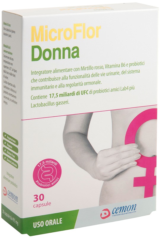 MICROFLOR DONNA 30 CAPSULE - farmasconti.eu