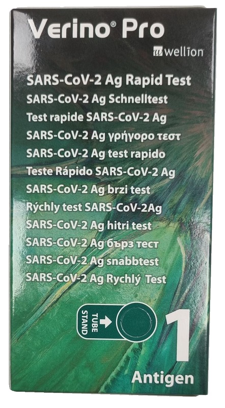 TEST ANTIGENICO RAPIDO COVID-19 VERINO PRO AUTODIAGNOSTICO RILEVAZIONE QUALITATIVA ANTIGENI SARS-COV-2 IN TAMPONI NASALI MEDIANTE IMMUNOCROMATOGRAFIA 1 PEZZO - farmasconti.eu