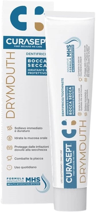 CURASEPT DRYMOUTH DENTIFRICIO 75 ML - farmasconti.eu