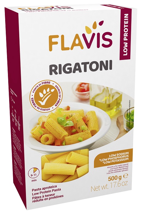 FLAVIS RIGATONI APROTEICI 500 G - farmasconti.eu