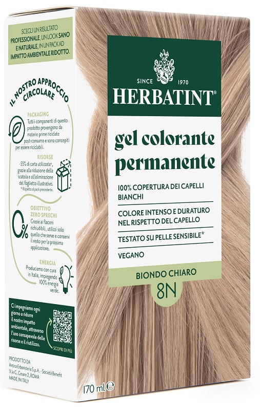 HERBATINT 8N BIONDO CHIARO 170 ML - farmasconti.eu