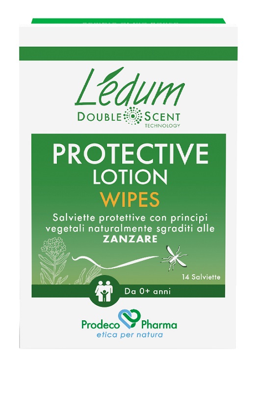 LEDUM DS PROTECTIVE LOTION WIPES 14 PEZZI - farmasconti.eu